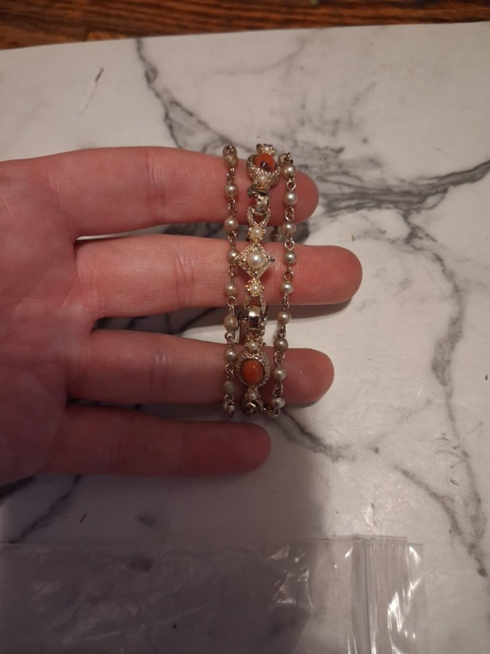 6.5 inch Multistrand bracelet